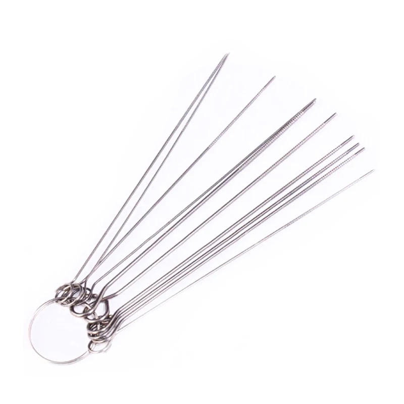 10 видов набор игл из нержавеющей стали PCB электронная схема через отверстие иглы