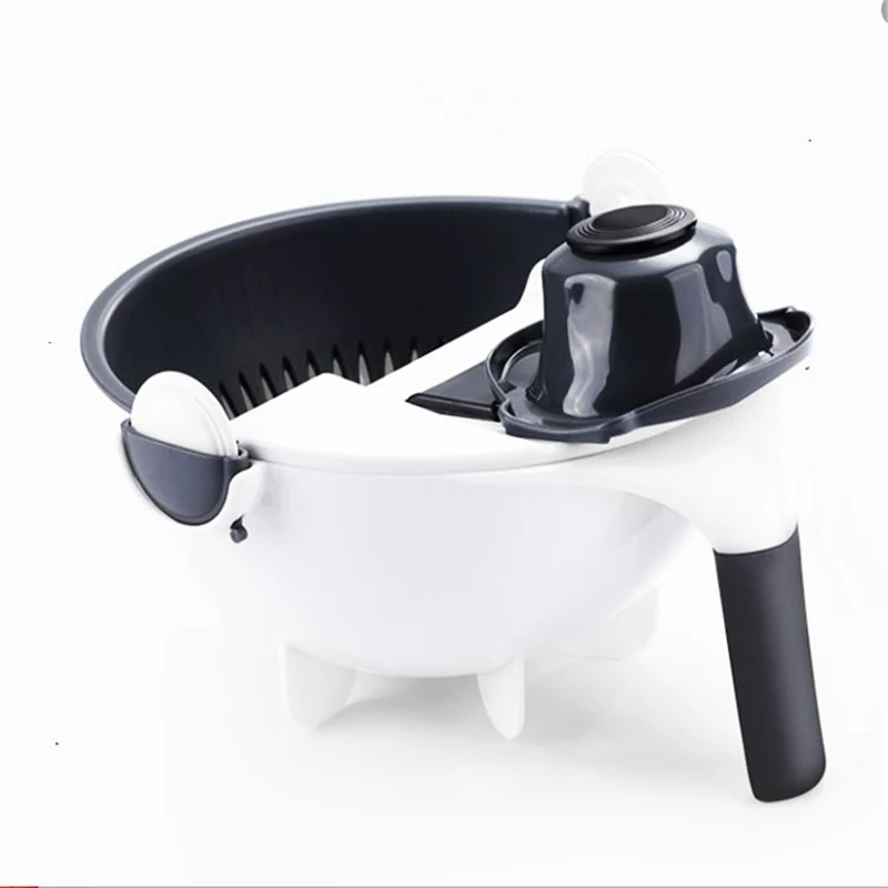 Мульти ручная овощерезка с сливной корзиной кухонный измельчитель фруктов