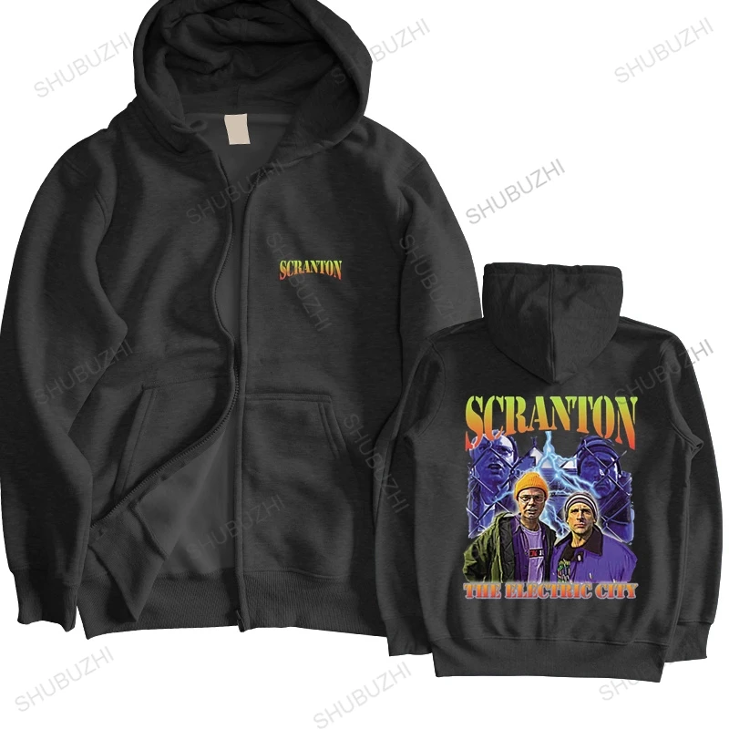 

Толстовка Scranton с капюшоном, Офисная толстовка, мяфлин, Свитшот мужской хлопковый на осень-зиму, для ТВ-шоу, Scranton