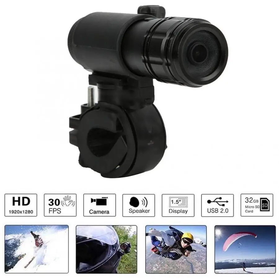 Микро камера Водонепроницаемая мини Спортивная Экшн форма фонарика DV