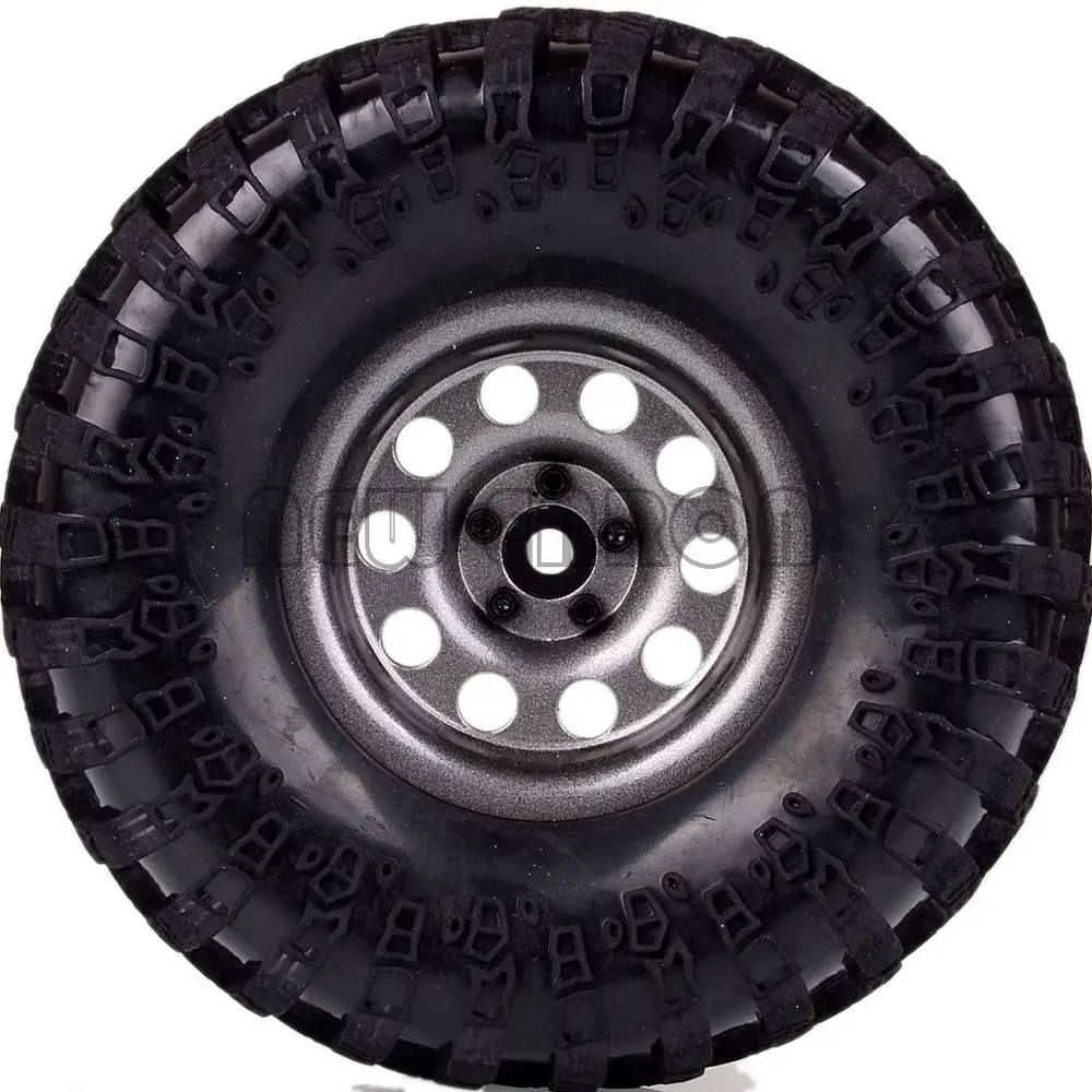 Новые металлические колеса ENRON 4P 2 &quotBeadlock ступицы и шины 125 мм для RC 1/10 Rock Crawler Car Axial