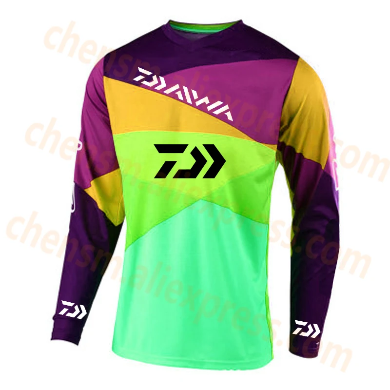 DAIWA Fishing Clothing Men Ultrathin Sunscreen Long Sleeve Anti-uv Breathable Coat Summer Fishing Shirt Size XS-5XL Jacket
