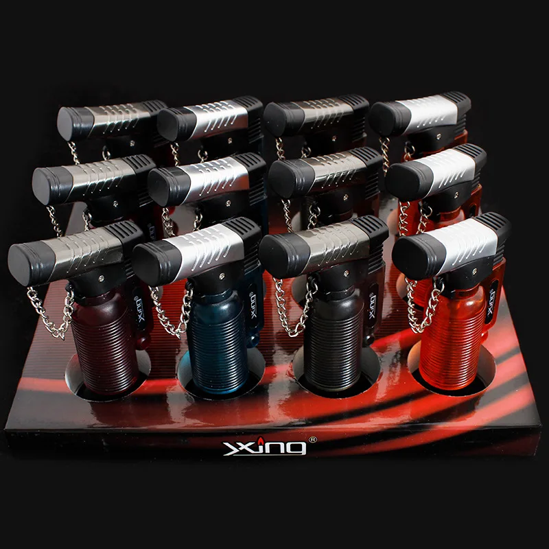 Газовая зажигалка Высокой Емкости Распылитель два турбо Зажигалка сигарета