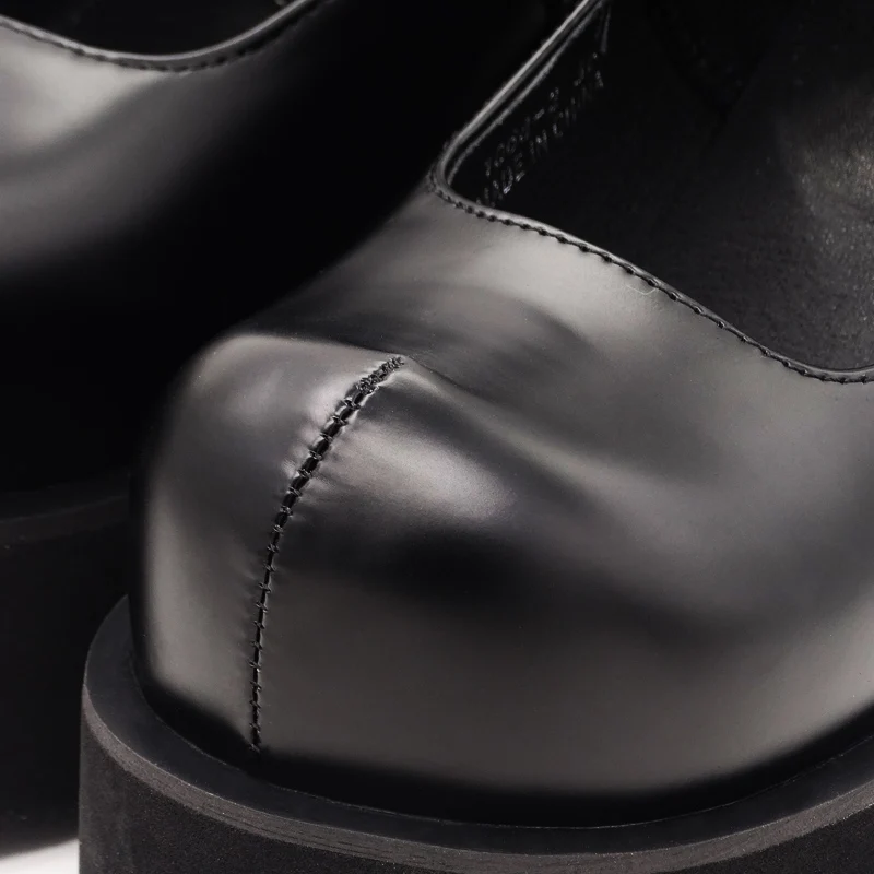

2020 New Designer Platform Shoes Spring Autumn Harajuku Gothic Punk Black Shoes High Platform Lolita Shoes Wedges Autumn Shoes