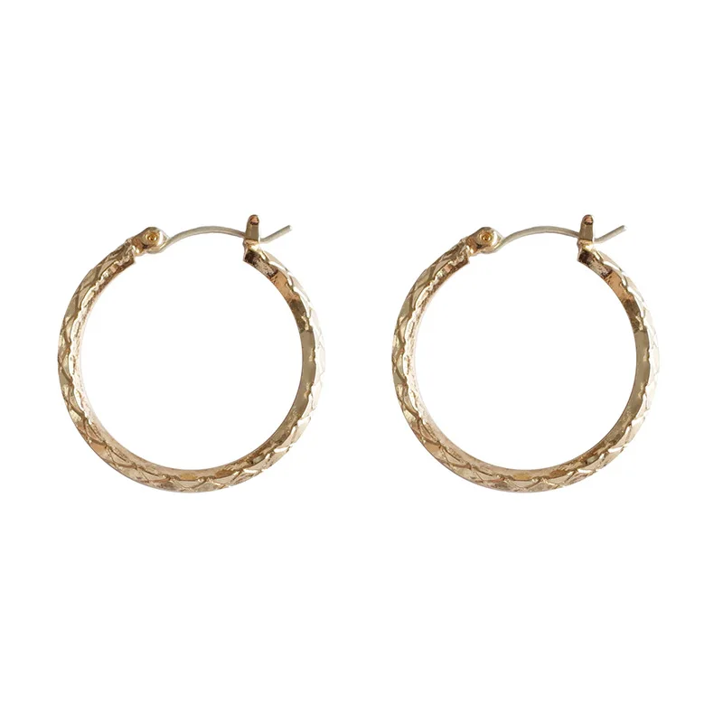 

Design Sense Hoop Earrings Temperament Simple Net Red Earrings 2021 New Trendy Hair Accessories Show Face Thin Earrings