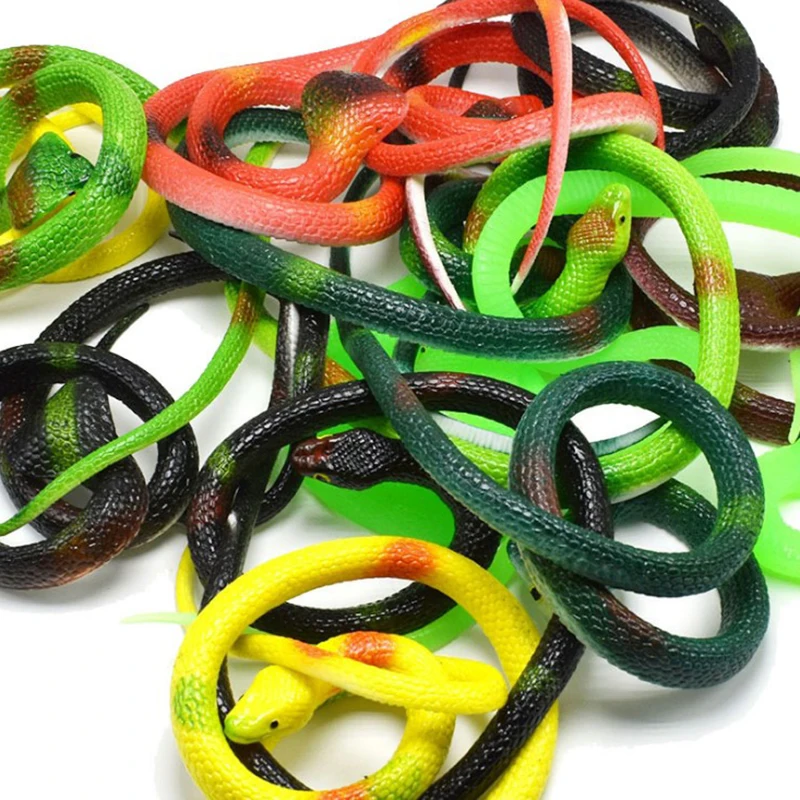 

75CM Gift Tricky Funny Spoof Toys Simulation Soft Scary Fake Snake Horror Toy
