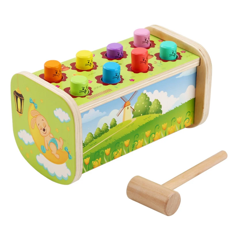 Скамейка для младенцев деревянная детская Дошкольная игрушка