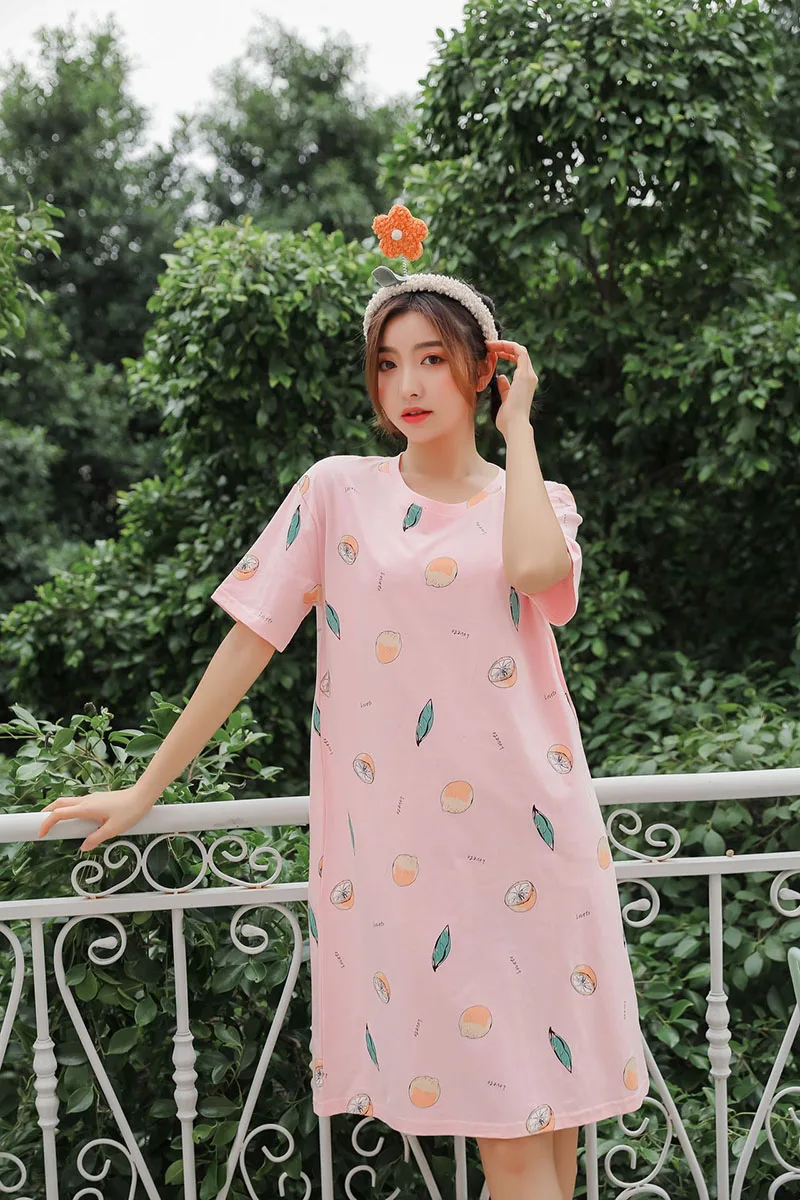 Летняя женская одежда для сна Sanderala с мультяшным принтом милое нижнее белье Милая