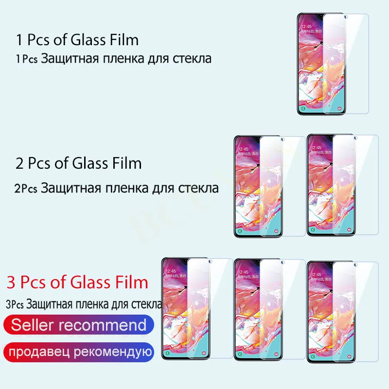 3 шт закаленное стекло для Huawei Y6 Y7 Prime 2018 2019 Y5 lite Защита экрана nova 5T 3i 3e защитная