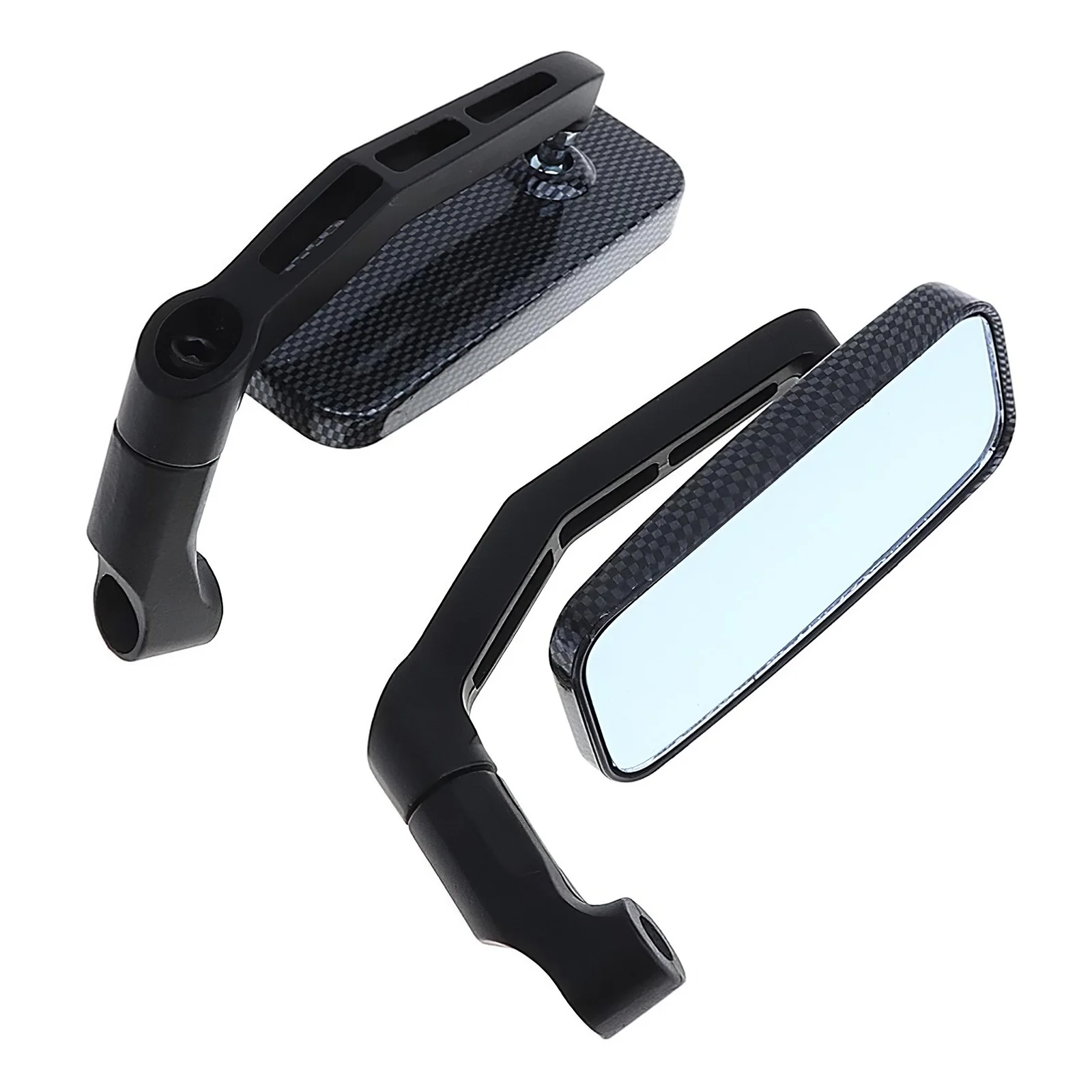 

2pcs Rearview Mirror Universal Durable Modified Motorcycle Rearview Mirror Side Mirrors 360 Degrees Rotation Clear Vision