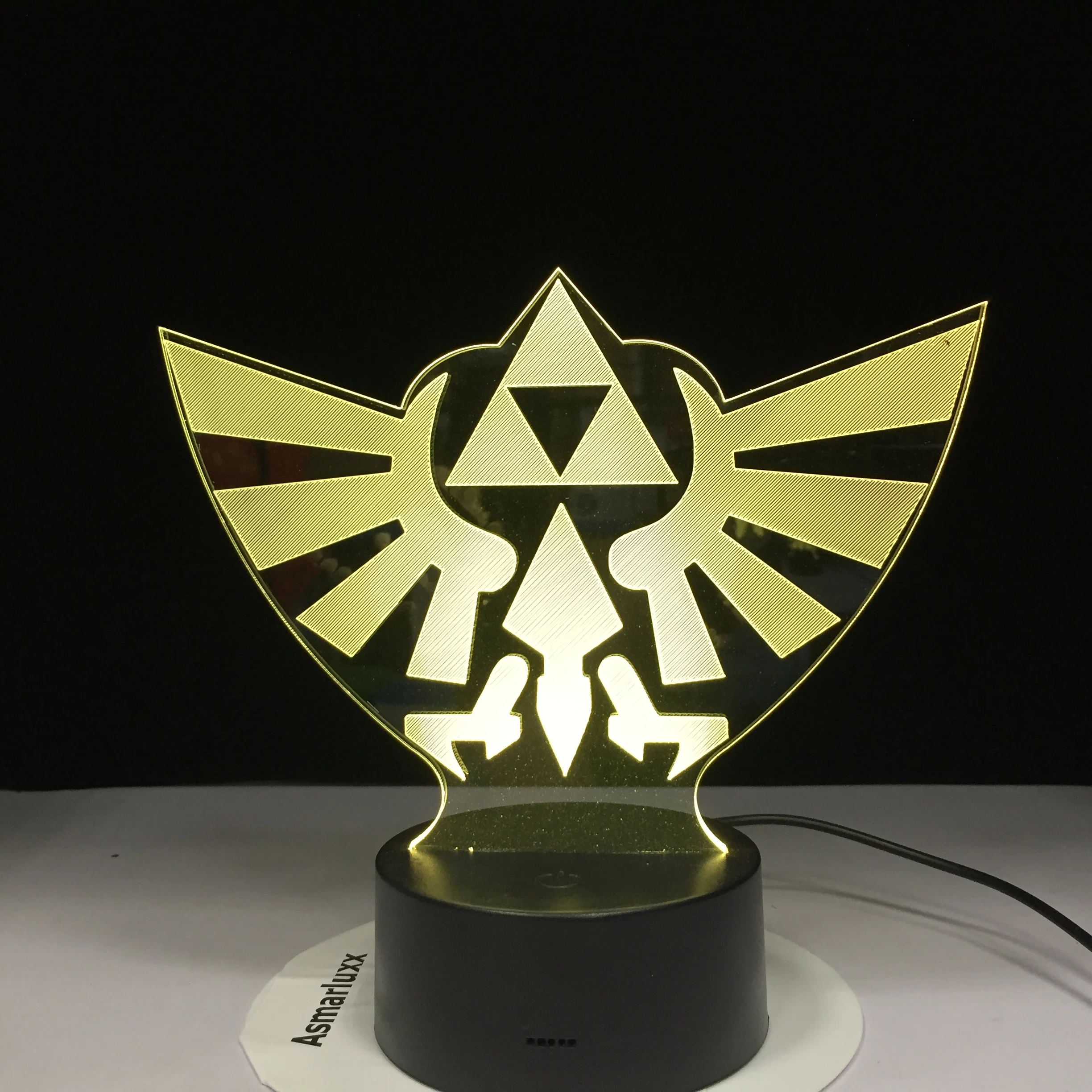 Горячее предложение! 3D акриловый светильник Zelda, 7 цветов, светодиодный ночник Zelda Game Boy, светильник для сна, lampara Playstation, лампа 1580