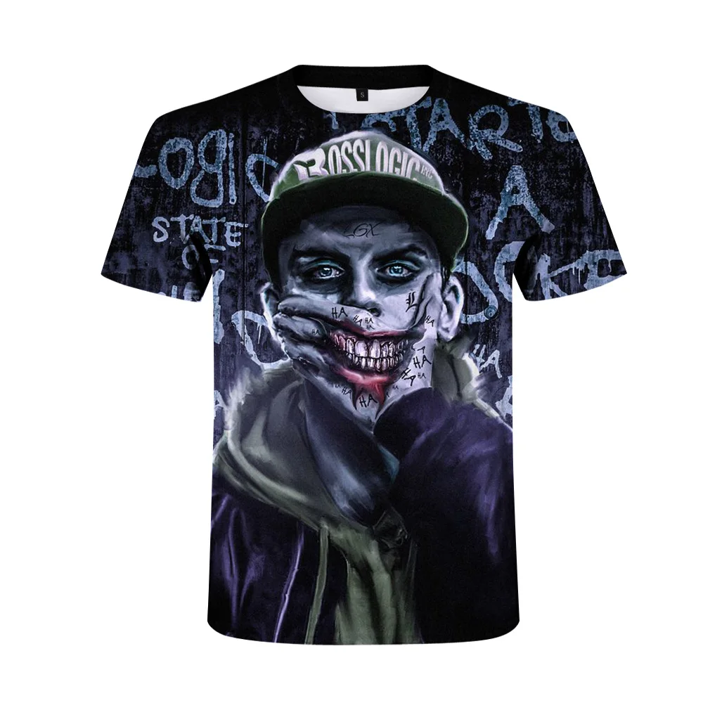 

The fashion leisure popular new Clown. design 3D printing T-shirt Men's versatile T-shirt personality round neck 2021xxs-6xl
