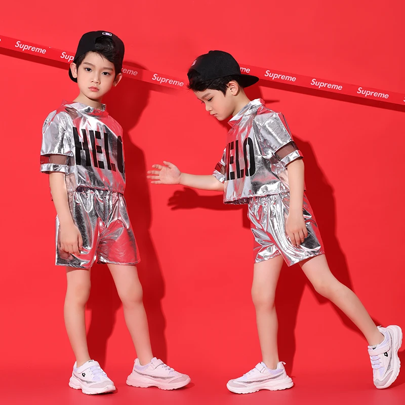 Детские костюмы для мальчиков костюм уличного танца танцевальная одежда девочек