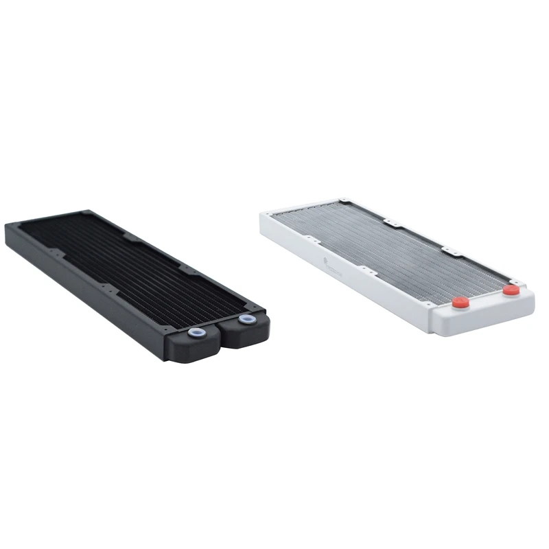 

2X FREEZEMOD TSRP-TW360 360Mm Computer Water Cooling Copper Radiator Black & White