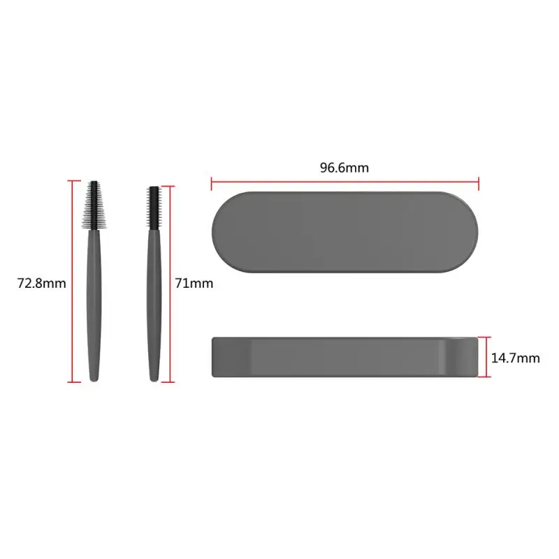 

Mascara Brush Eyebrow Brush Reusable Mascara Stick Eyelash Applicator Cosmetic Tool Makeup Brush Tool Kit Silicone Soft