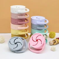 bpa free silicone baby snack cup toddler kids portable food storage container baby food snacks bowl storage box with lid