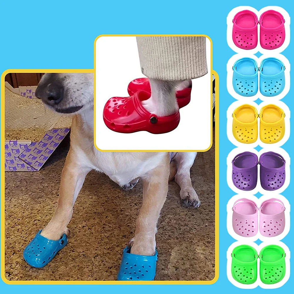 

Breathable Soft Mesh Dog Sandals with Rugged Anti-Slip Sole, Lovely Dog Shoes for Small Dogs Adjustable Dog Shoes for Summer