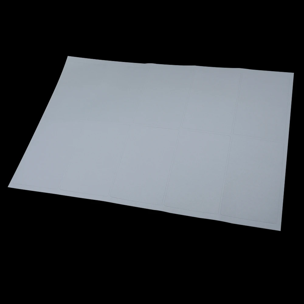 9.6*5.6cm 300Pcs/Lot A4 Kraft Round Corner Self Adhesive Sticker Square Label Printing Copy Paper For Laser And Inkjet Printer | Дом и сад