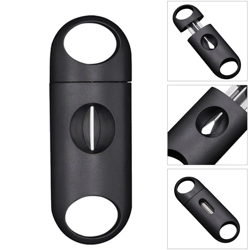 

Portable Cigar Cutter Sharp Stainless Steel Cigar Guillotine Pocket V-Cut Clipper Cigar Accessories Scissors