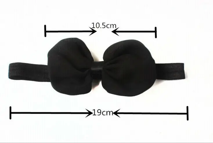 Повязка на голову для маленьких девочек однотонная мягкая эластичная Детская