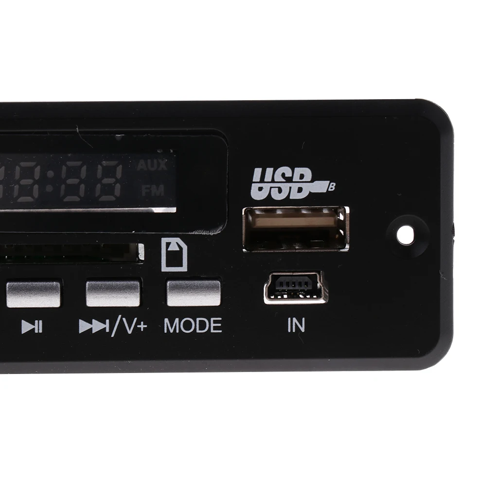 1 шт. Автомобильный светодиодный дисплей MP3 плеер декодер плата аудио модуль USB TF FM