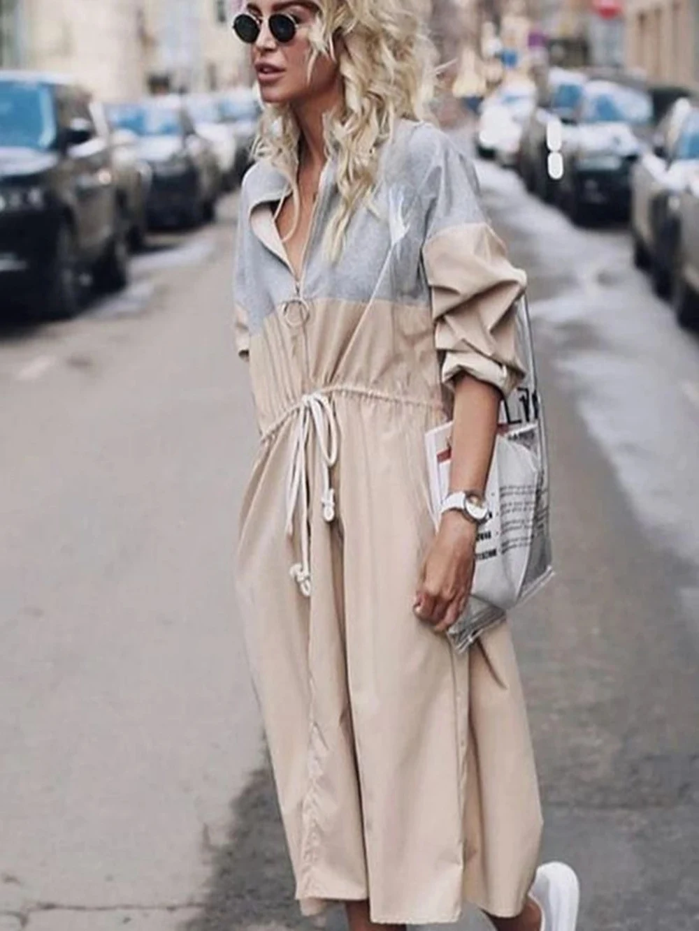 Пальто-пыльник 2019 MS новое зимнее пальто Тренч Женское | Женская одежда