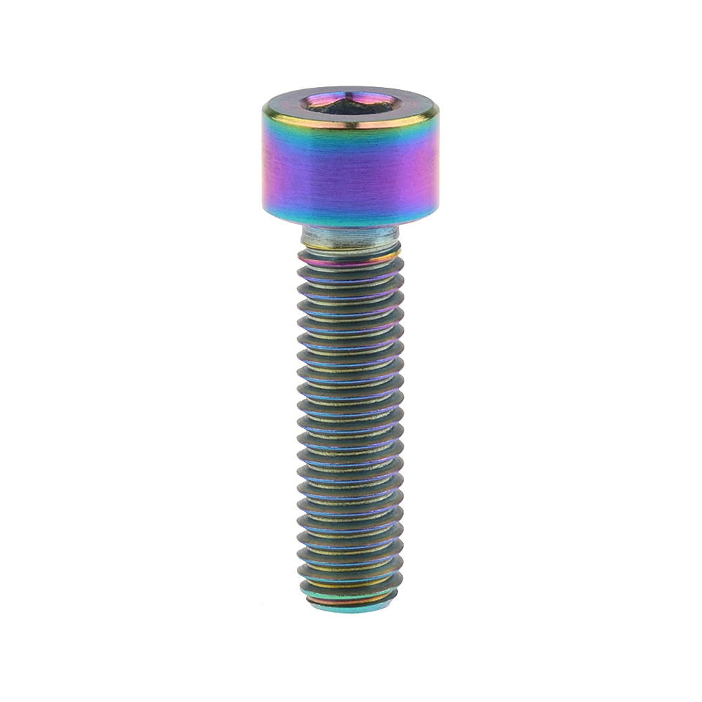 Титановый болт Ti DIN912 M8X15 20 25 30 35 40 45 50 60 70 мм шестигранный ключ головка винт для