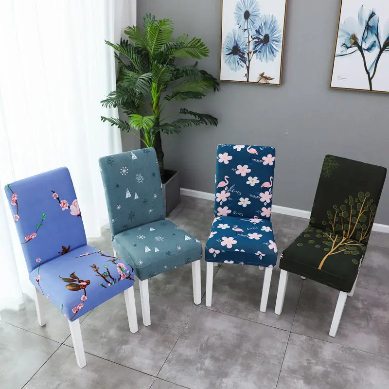 Обеденный чехол для кресла спандекс эластичный Чехлы на кресло стрейч отеля