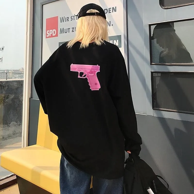 Худи NiceMix в стиле хип хоп Мужская модная повседневная толстовка с принтом и