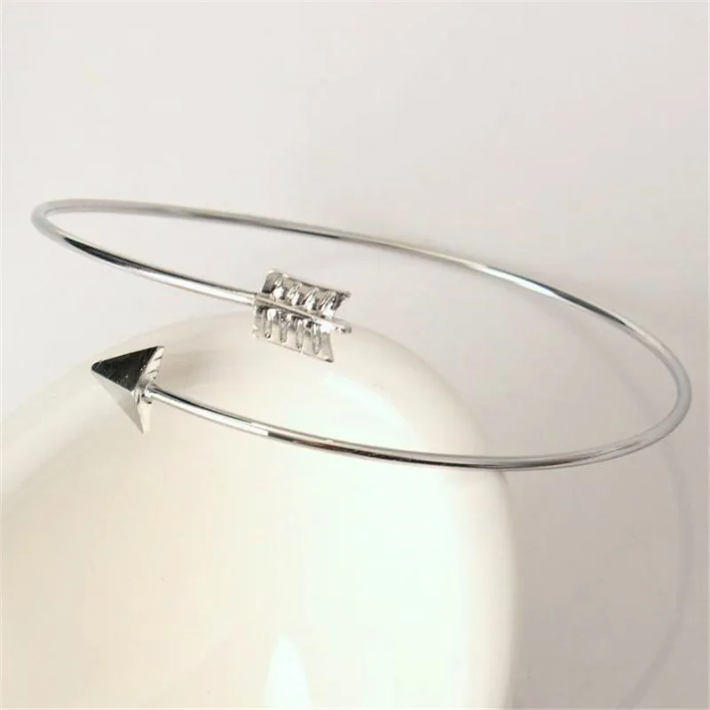 Hot Punk 2020 New Fashion Bracelet Personality Simple Geometric Gold silver Triangle Bangles Lady Wholesale Faith Bracelets | Украшения и