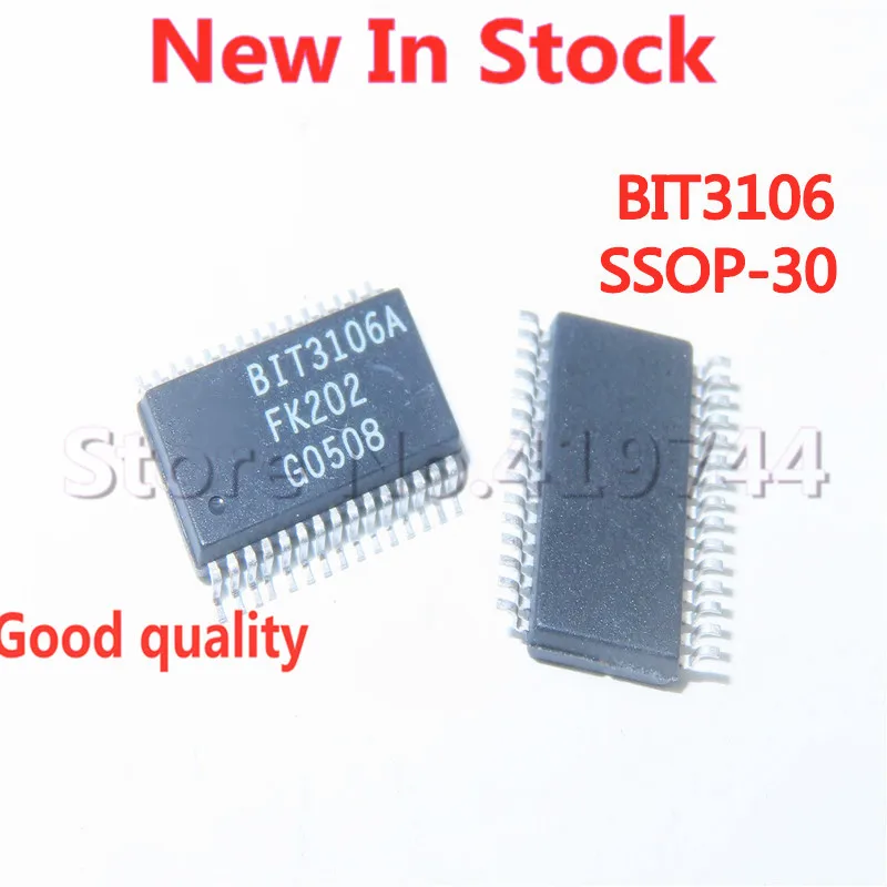 

5PCS/LOT BIT3106A BIT3106 SSOP-30 SMD High-efficiency dual ZVS fluorescent lamp controller In Stock NEW original IC
