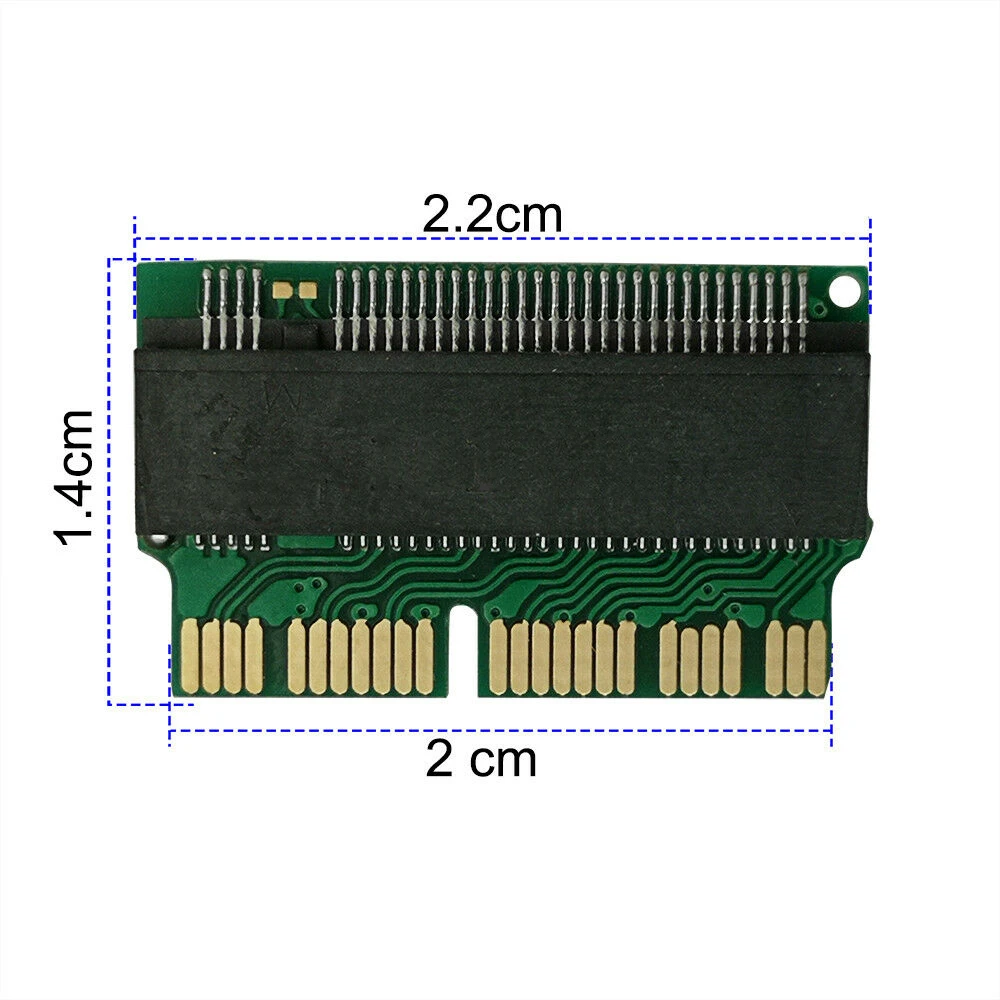 

M key M.2 SSD Adapter for MACBOOK Air A1465 A1466 Pro A1398 A1502 2013 2014 2015 SSD Convert Adapter
