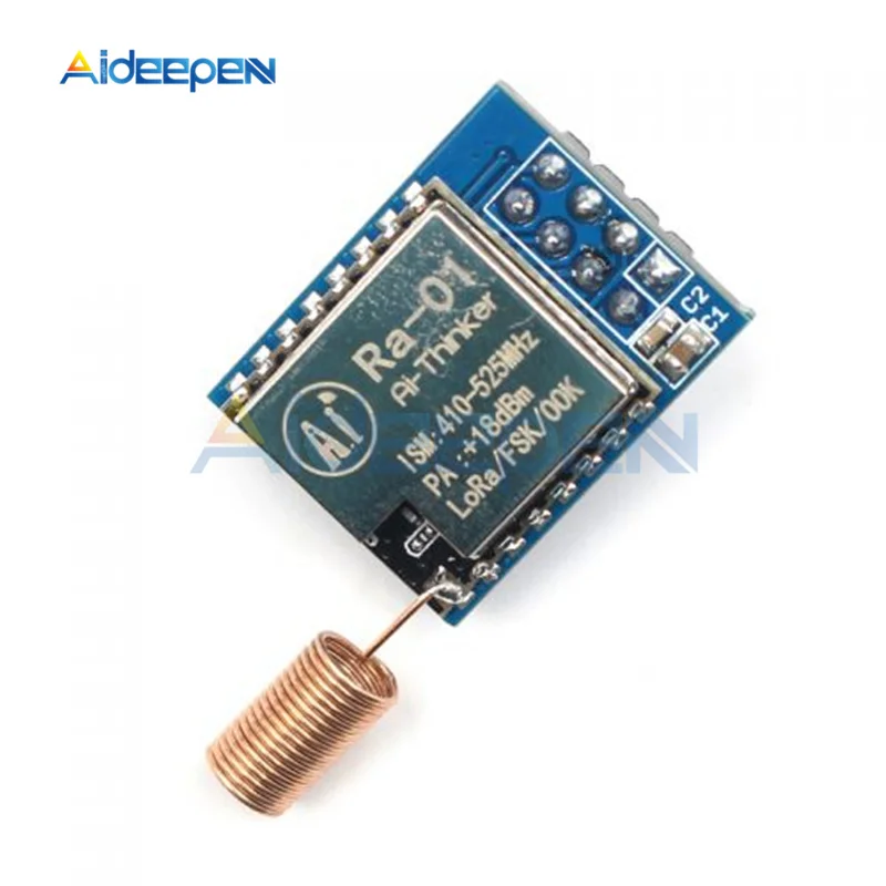 SX1278 LoRa модуль 433 м 10 км Ra-01 Ra-02 Ai-Thinker беспроводной расширенный спектр передачи разъем для умного дома доска «сделай сам» - Цвет: LoRa RA-01 SPI