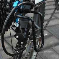 ckahsbi adjustable steel black bicycle mountain bike rear gear derailleur chain stay guard protector outdoor cycling accessories
