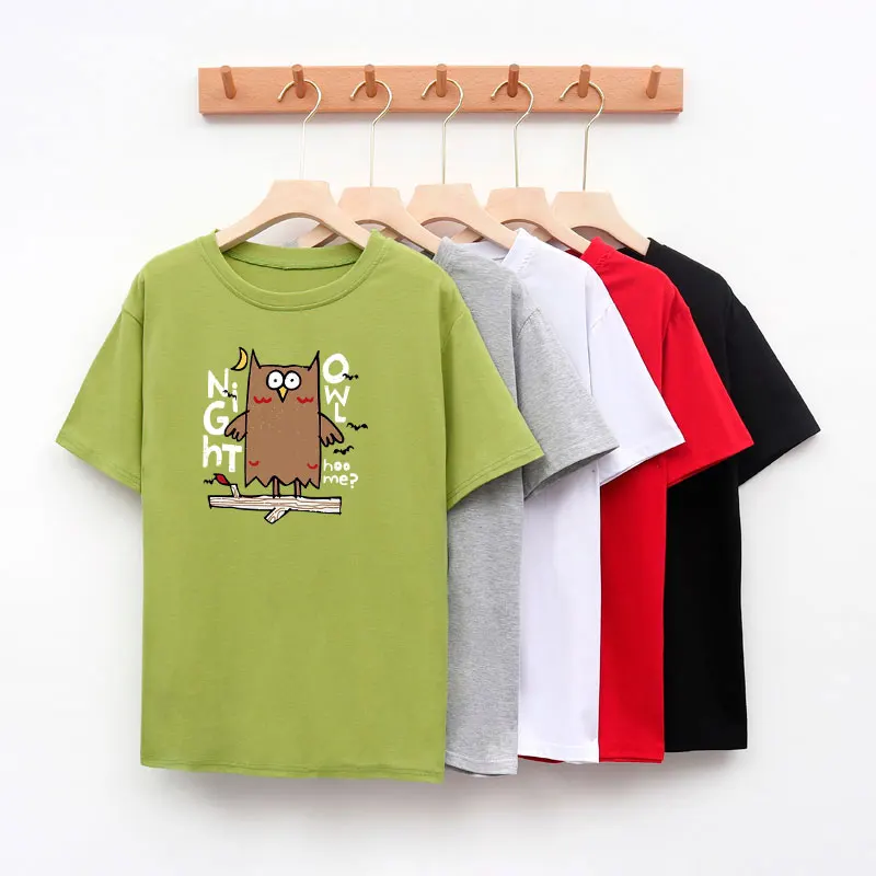Модная футболка с авокадо 2020 Женская забавная совой женская топы для футбола