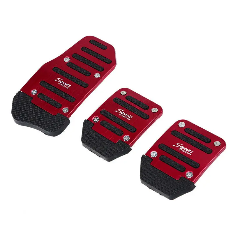

Safe For Driving Car Parts Foot Pedals Accessories 3Pcs/Set Universal Car Brake Cover Treadle