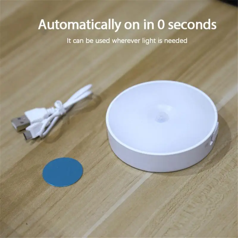 1PC LED Light Pir Motion Sensor Night Lamp Lights PIR Wireless Battery Cabinet Stair Lamps | Освещение