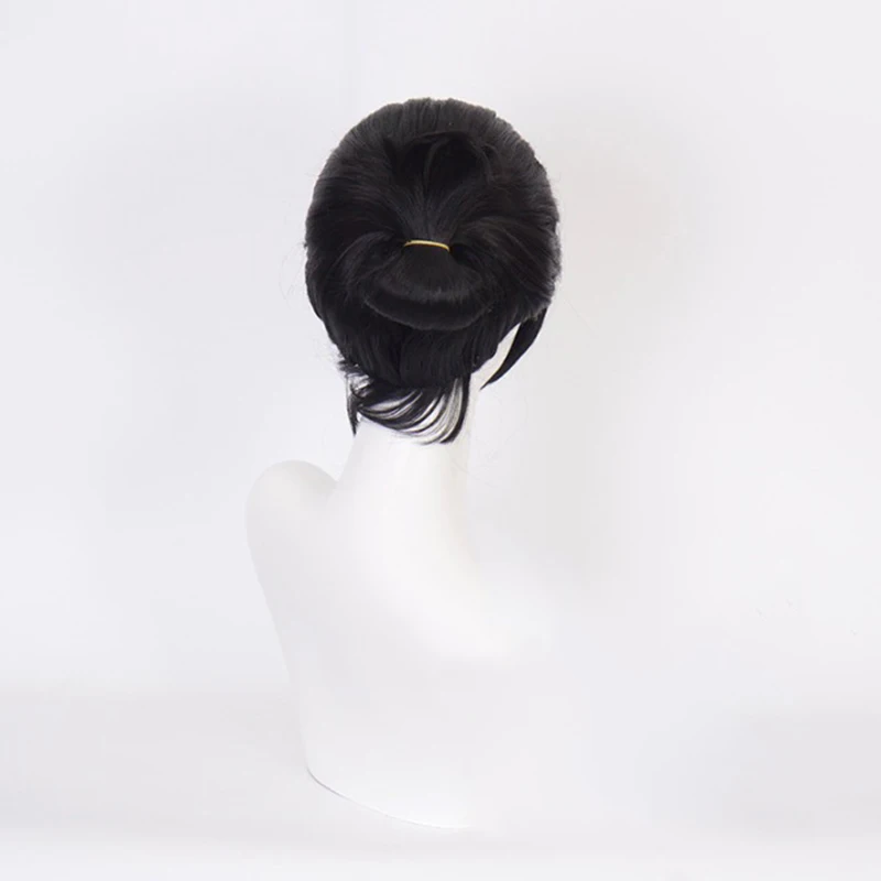 Anime One Punch Man Speed O Sound Sonic Cosplay Wigs Black Heat Resistant Synthetic Hair Wig + Cap | Тематическая одежда и