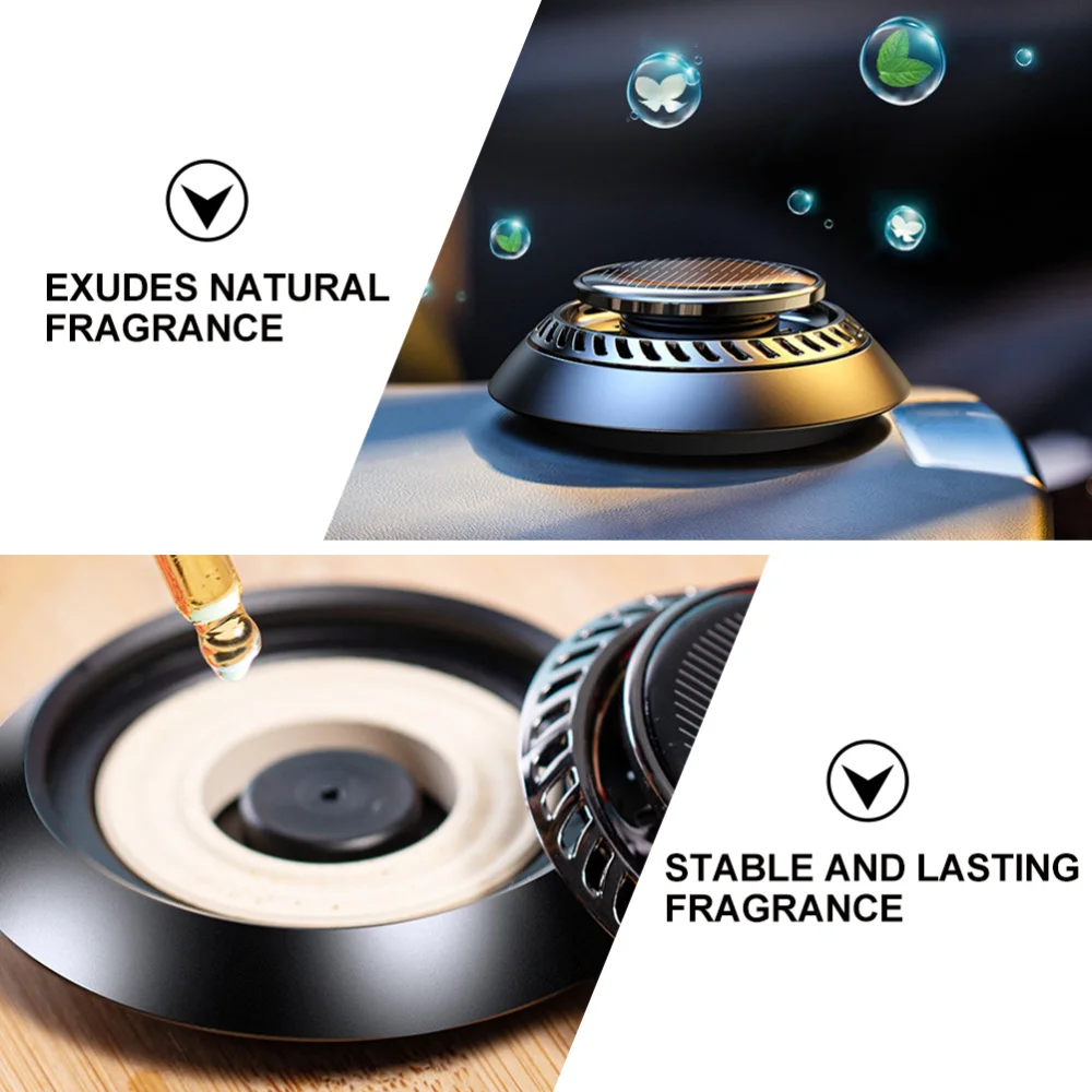 

Solar-powered Car Aromatherapy Diffuser Car Air Freshener Mini Interior Decor