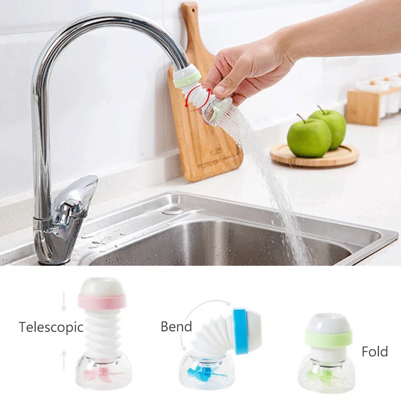 

1pcs/3 Colors kitchen Faucet Nozzle Faucet Adapter Can Adjusting 360 Rotate Water Saving Movable Tap Head