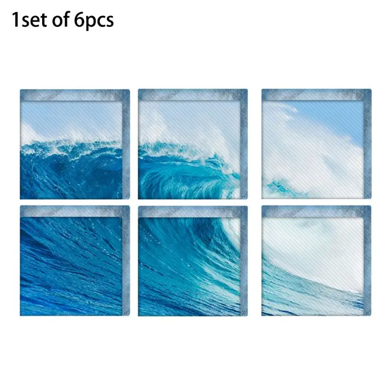 6 шт. Нескользящие наклейки с цветами безопасные лестницы для душа клейкие ванны