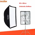 Godox 60x90 см софтбокс вспышка Speedlite зонтик светильник сеиватель света софтбокс Отражатель для фотостудии Аксессуары для фотографии