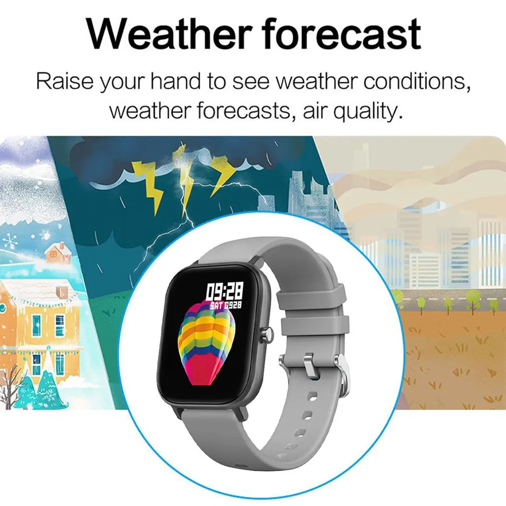 

Sports Smart Watch 1.4 Inches High Definition Full Touch Screen Heart Rate Measurement Waterproof Bracelet