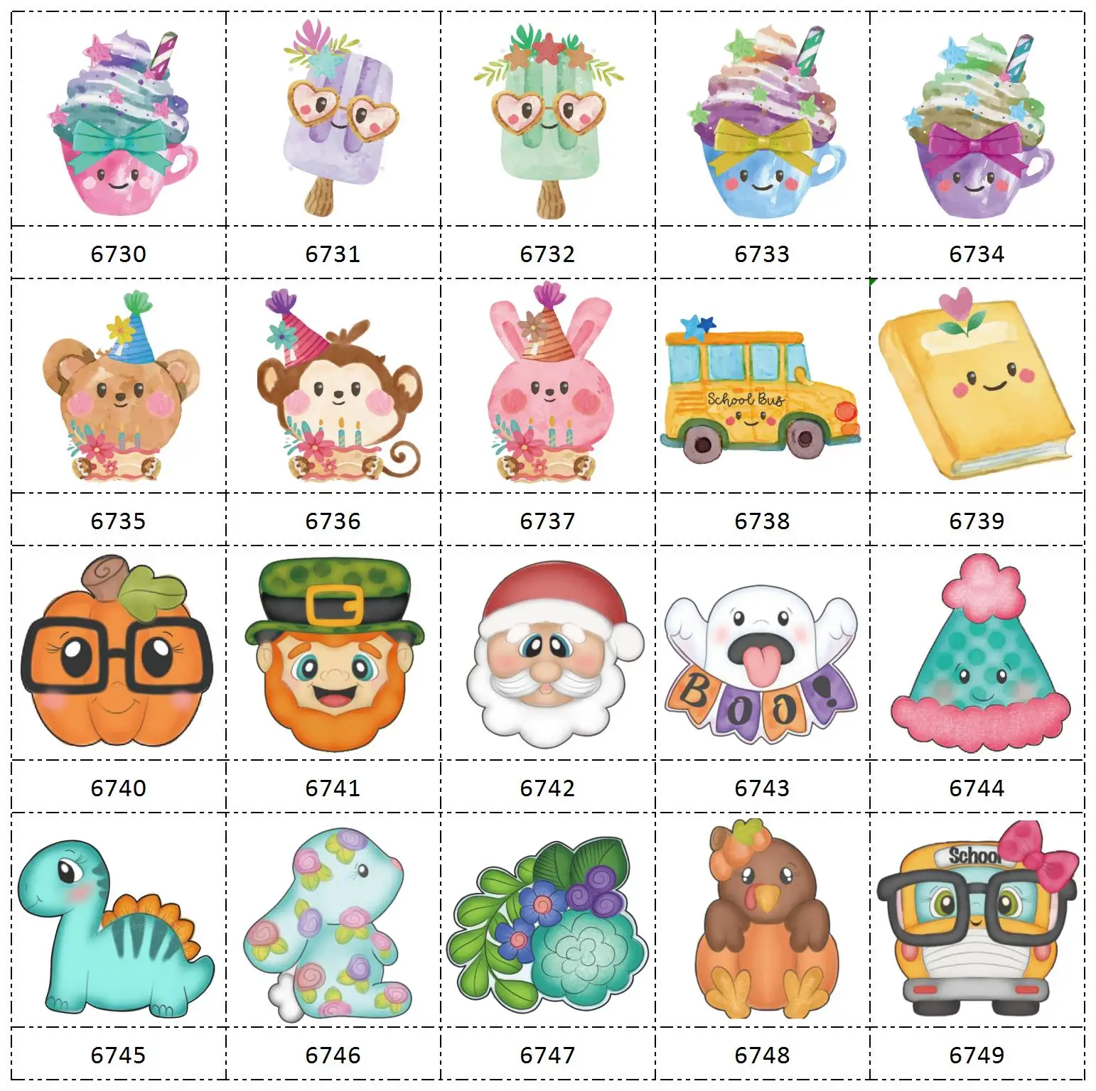 

HSDCraft Free shipping 30 pcs planar resin cartoon Series for diy