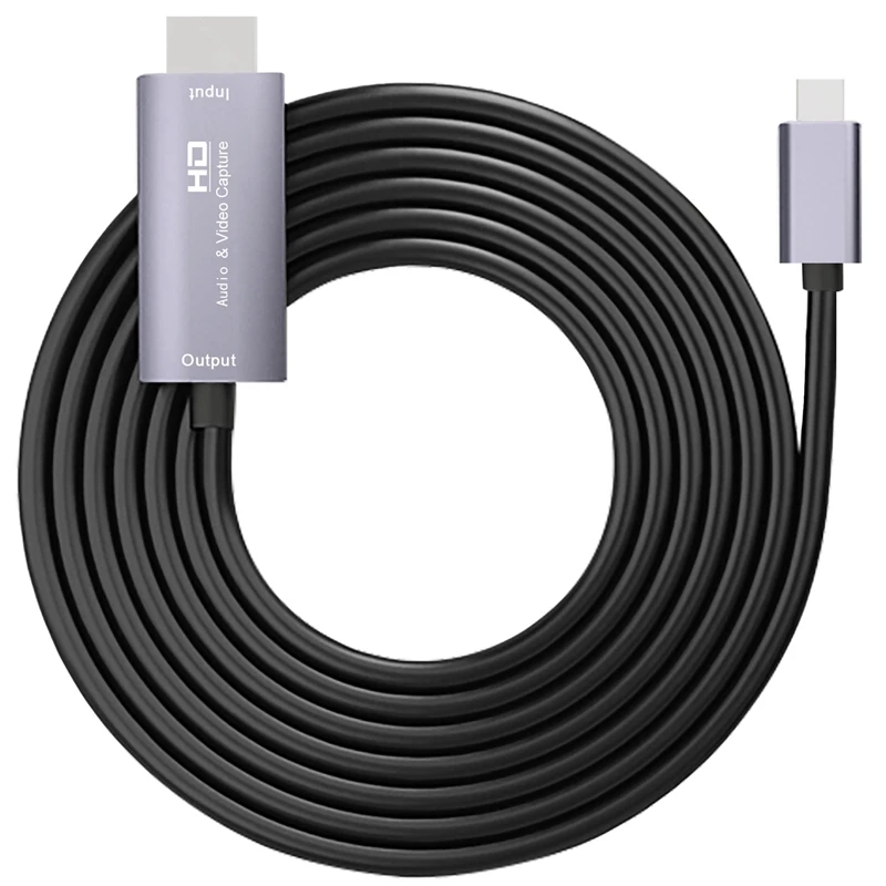 

4K HD 1080P HDMI To USB-C Cable Type-C To HDMI Video Capture Card For Huawei Samsung Galaxy Mi