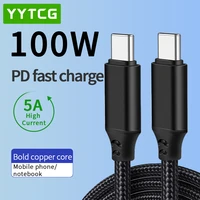 yytcg pd 60w usb c to usb type c cable qc4 0 3 0 fast charge data cable for macbook samsung s9 plus usb c cable for huawei p30