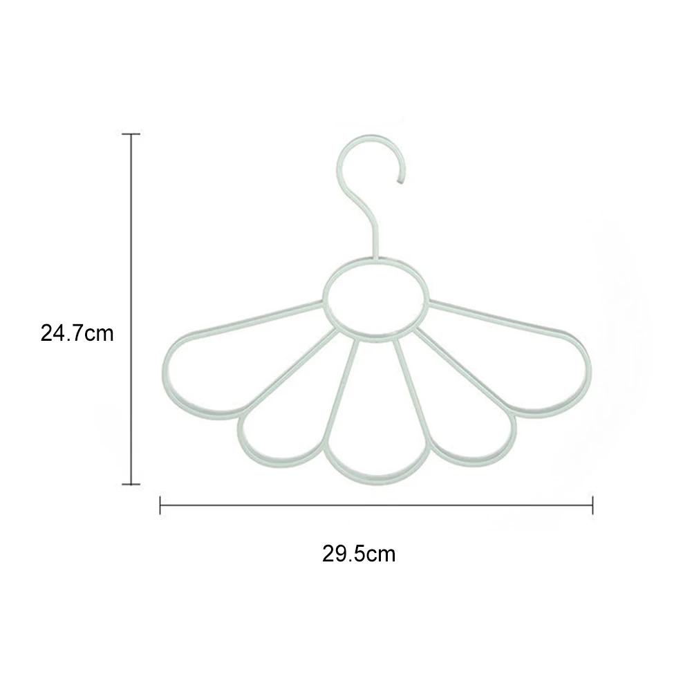 Nordic Clothes Hangers Multifunction Baby Hanger Scarf Frame Petal Tie Belt Storage Organizer Rack |