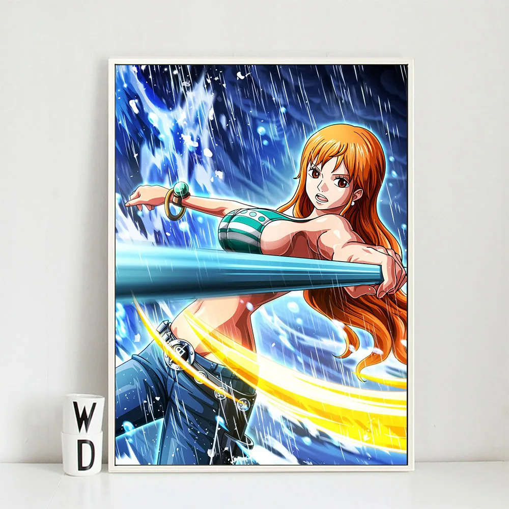 

Print Anime ONE PIECE Nami Sexy Girl Game Art Canvas Poster Living Room Bedroom Home Wall Picture Modern Prints Modular