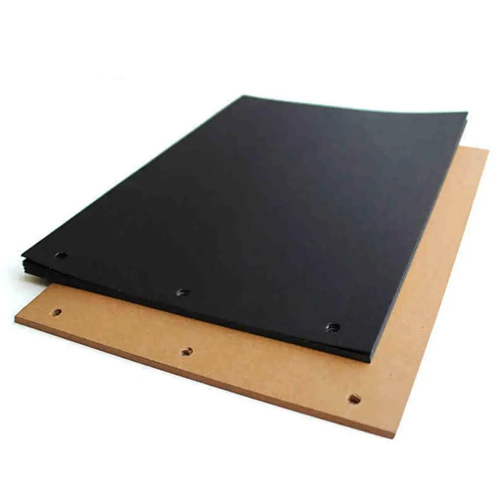 10 листов крафт бумаги картонные запасные страницы для 3 кольцевого фотоальбома