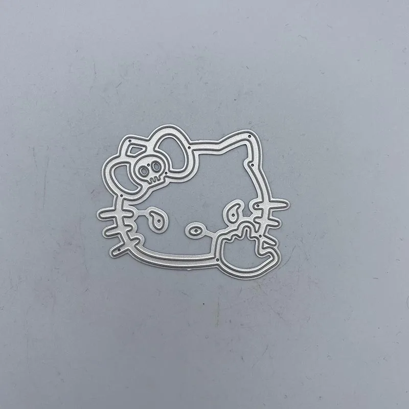 

Metal Cutting Dies Stencils Cat with middle finger for DIY Scrapbooking/photo album Decorative Embossing DIY Paper Cards